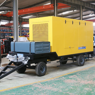 Industrial 50Hz Trailer Diesel Generator , Stable Mobile Generator Set 120KW 150KVA
