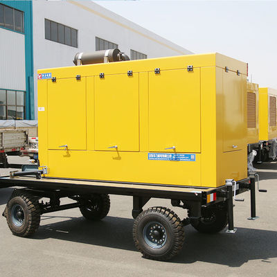 Movable Generator Light Tower 350Kw 320Kva Portable Trailer Type With Wheels