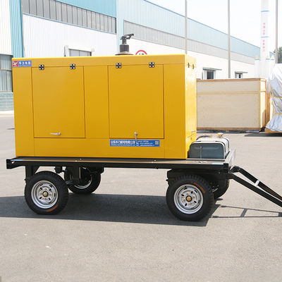 Movable Generator Light Tower 350Kw 320Kva Portable Trailer Type With Wheels