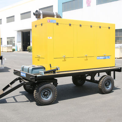 Power Silent Trailer Type Generator 300kw Practical Weatherproof