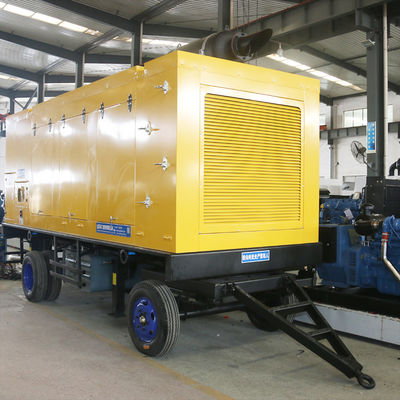 Power Silent Trailer Type Generator 300kw Practical Weatherproof