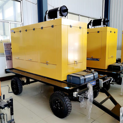 BRUSHLESS Trailer Type Generator 1200kg Rated Power 10-5000KW In Excitation Type