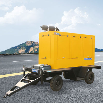 Portable Home Standby Trailer Type Generator 30kva 25kw Diesel Generator Set