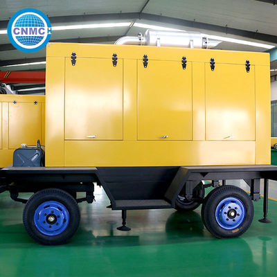 Soundproof Trailer Type Generator Mobile Industrial Generators Electric Power For Industrial